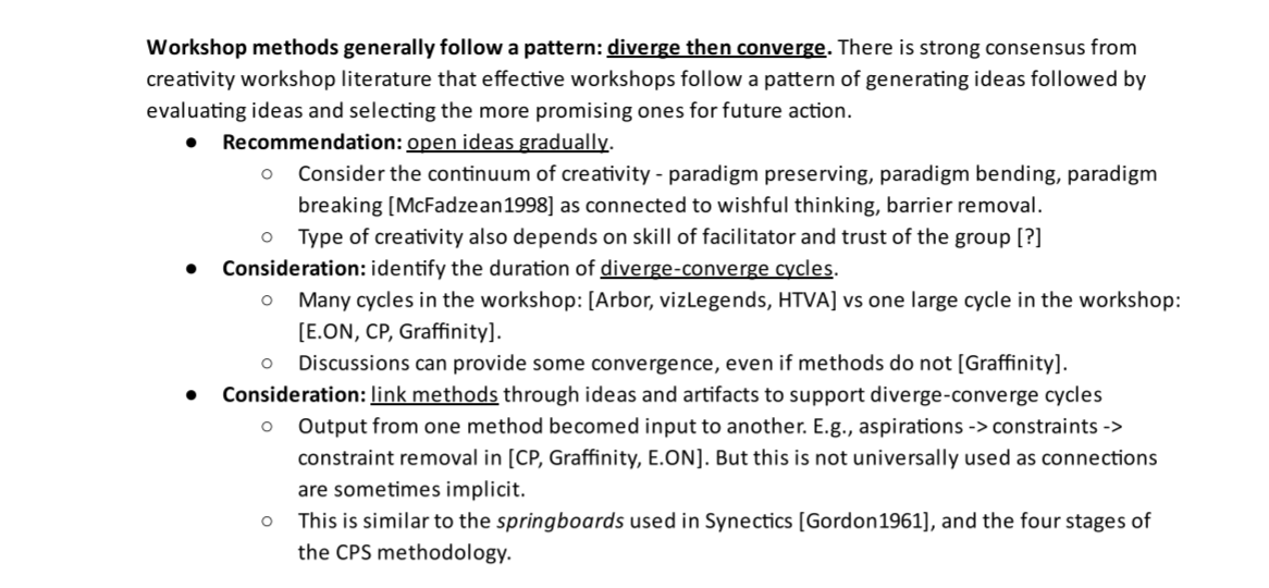 diverge-converge